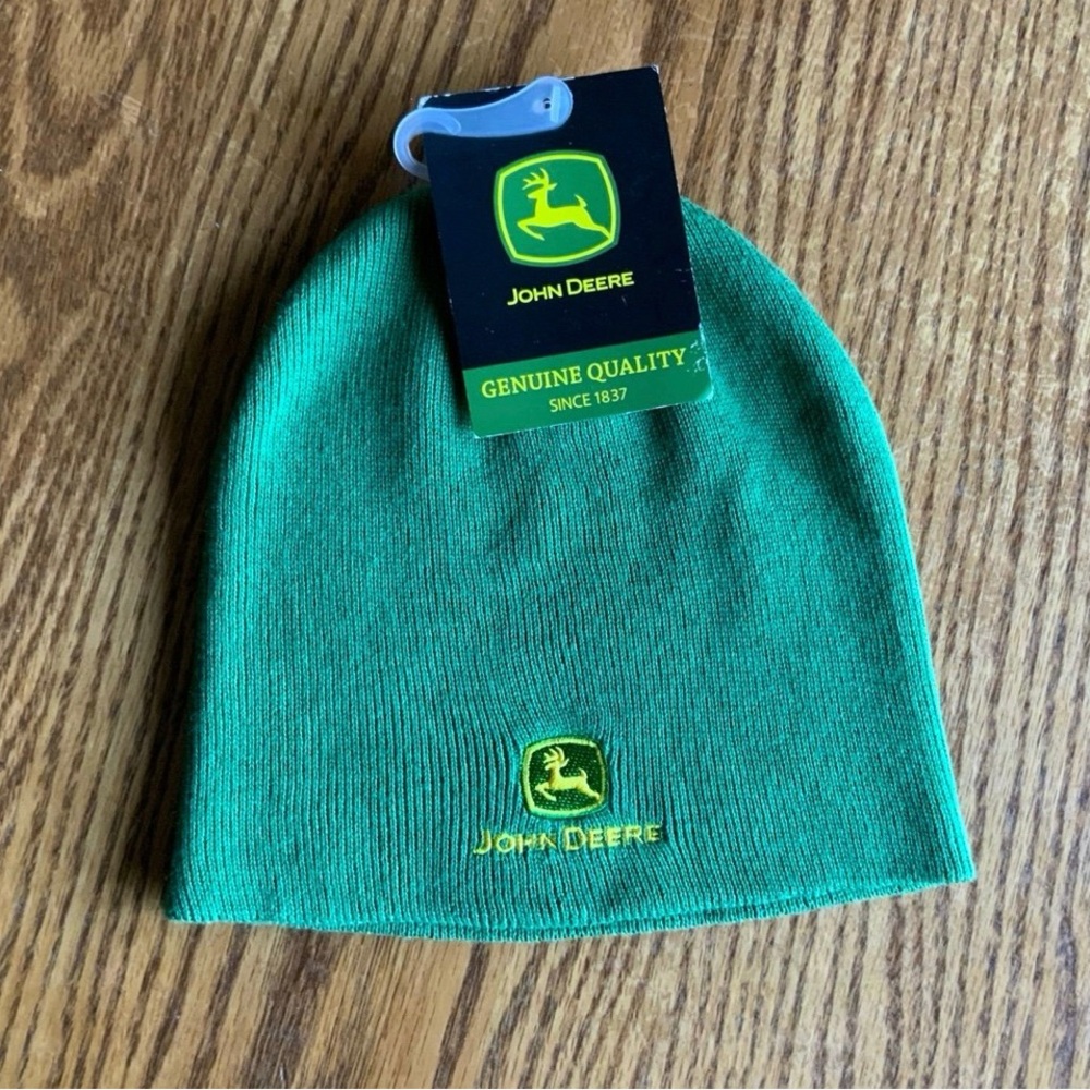 John Deere Green Knit Beanie